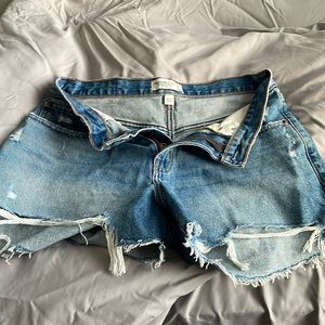 Curve love denim shorts